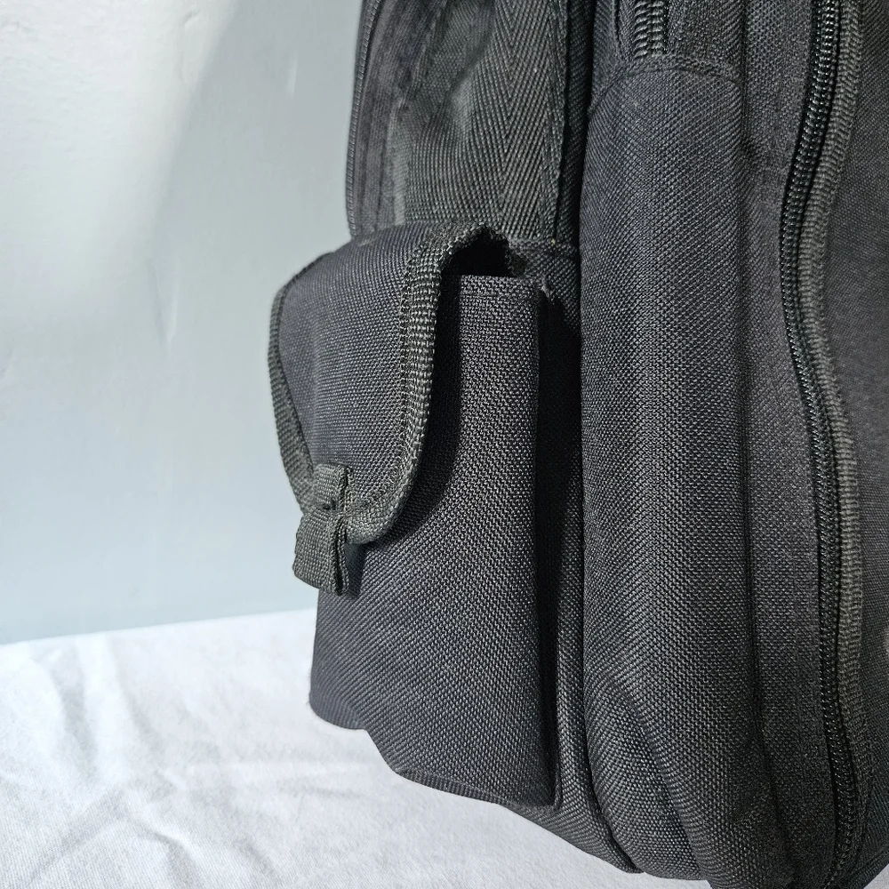 EUC SOC Sandpiper of California Black Convertible Laptop Bag/Backpack Combo